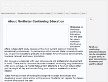 Tablet Screenshot of northstarcontinuingeducation.com